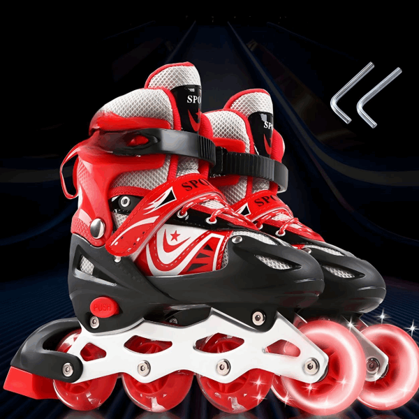 العاب باتيناج SPORT مقاس L احمر