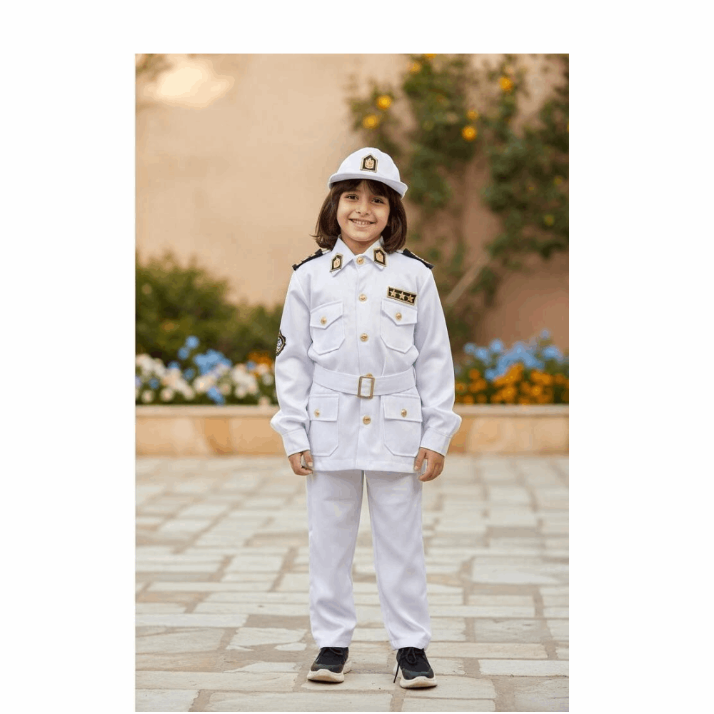 ملابس تنكرية ضابط شرطة ابيض SIZE XS