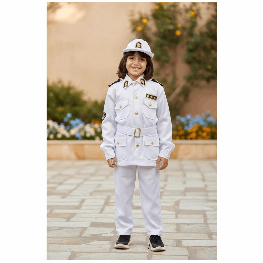 ملابس تنكرية ضابط شرطة ابيض SIZE S
