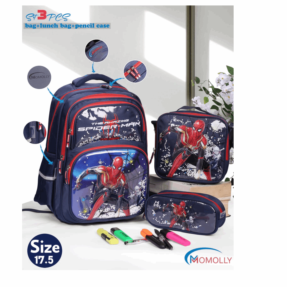 Bag Bag/momolly/2516-B Momolly طقم سيشيل Navy,17.5
