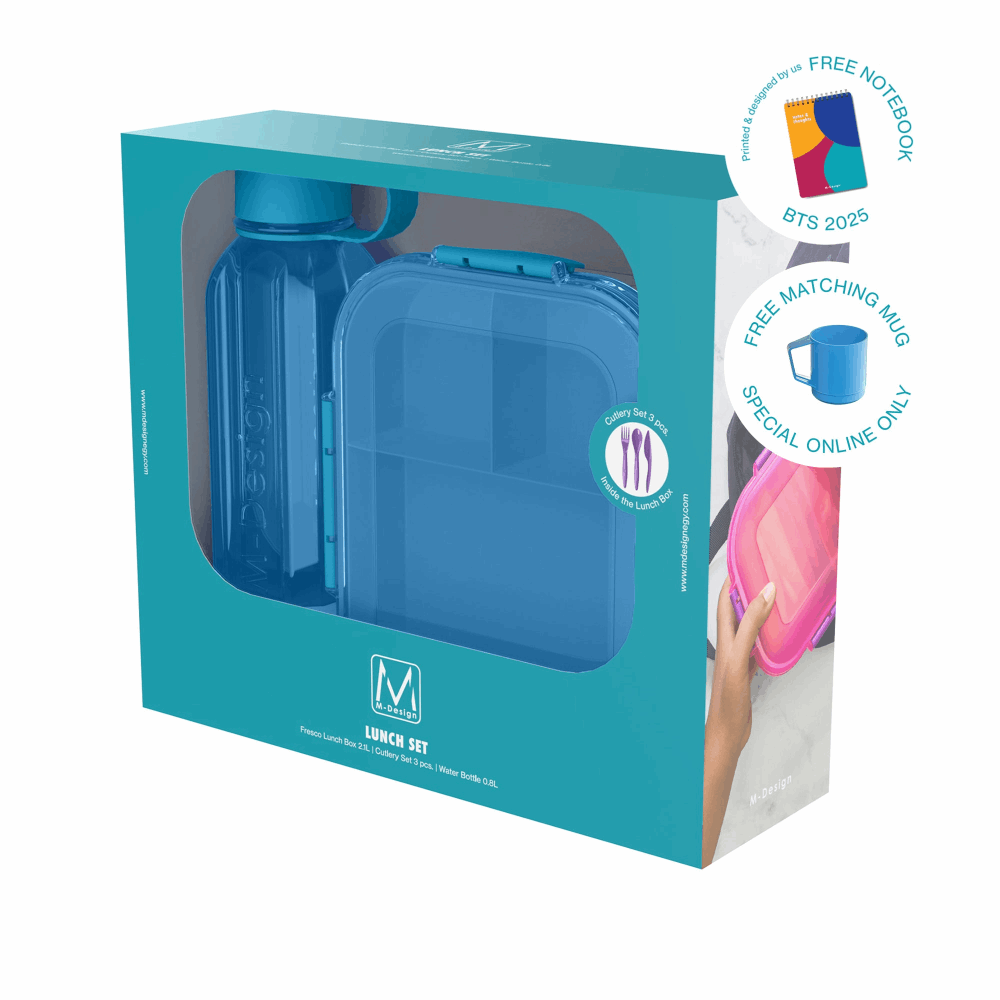 Lunch Box Lunch Set 2100+800ml 47490 Blue