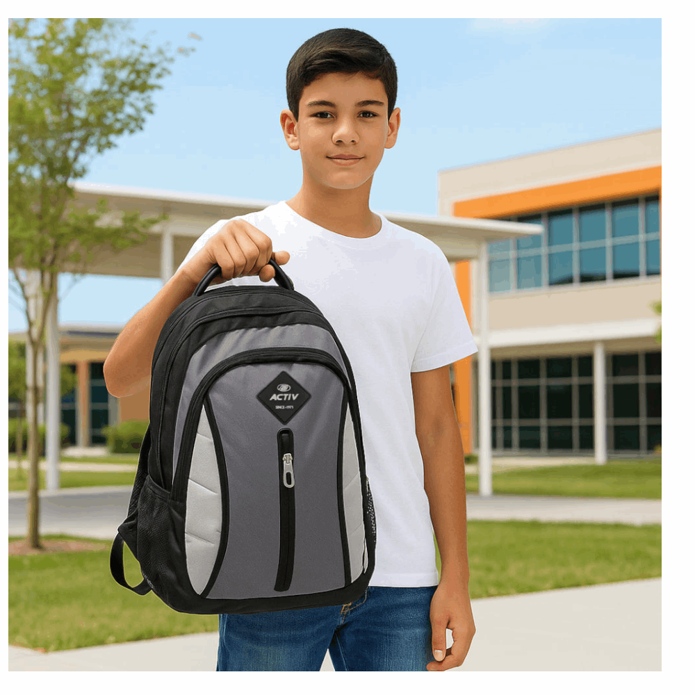 Bag Bag/activ/bck25112 Activ Unisex Black*silver,30l