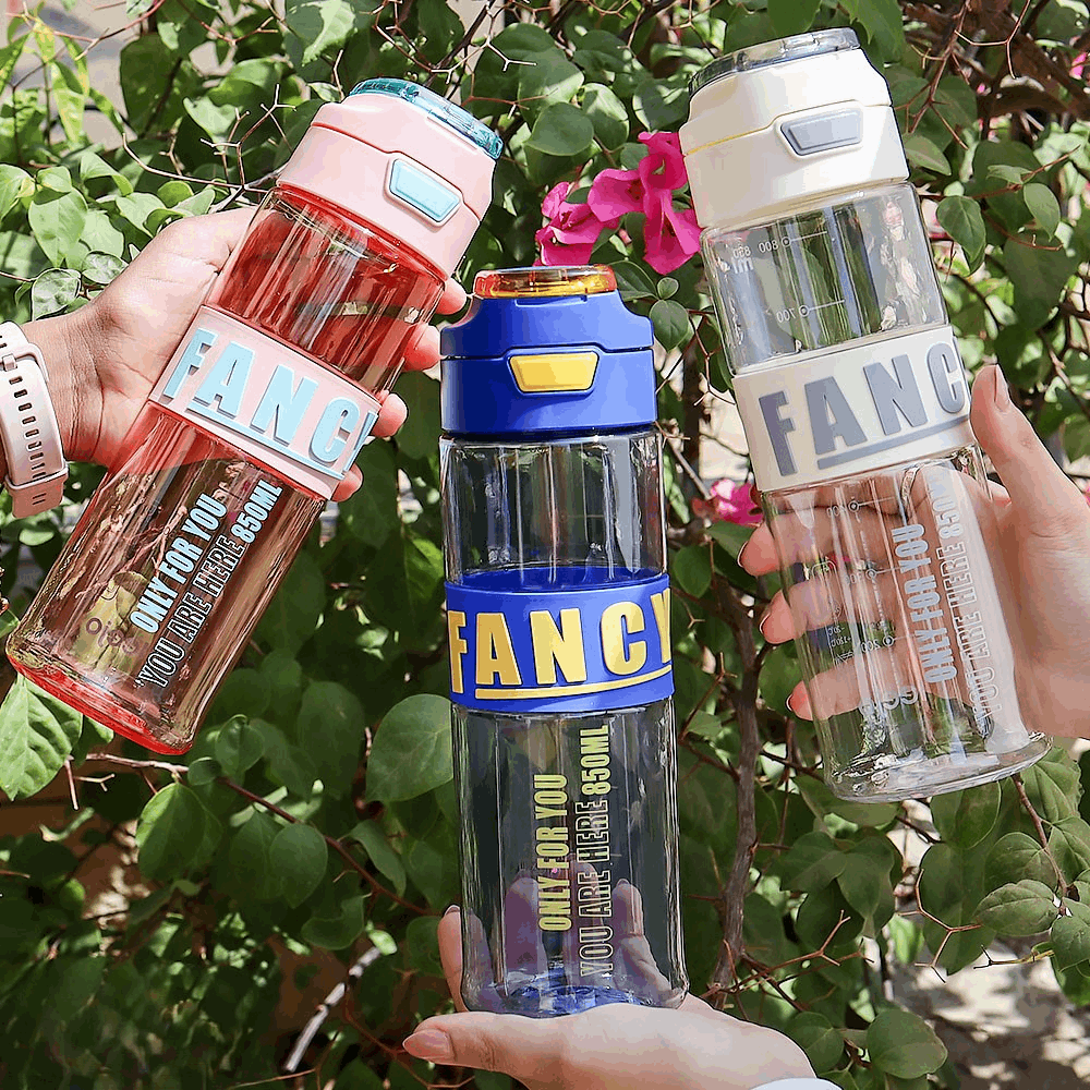 Flasks بوتل فانسي شفاف 850 مل 3247