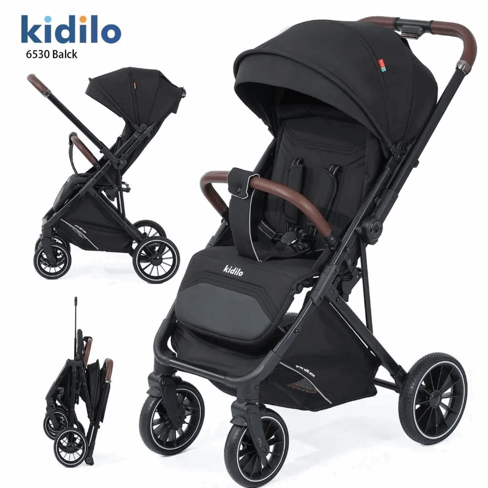 Stroller سترولر 6530 kidilo Black