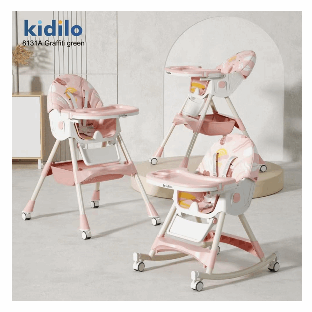 مستلزمات اطفال كرسي طعام 8131A Pink