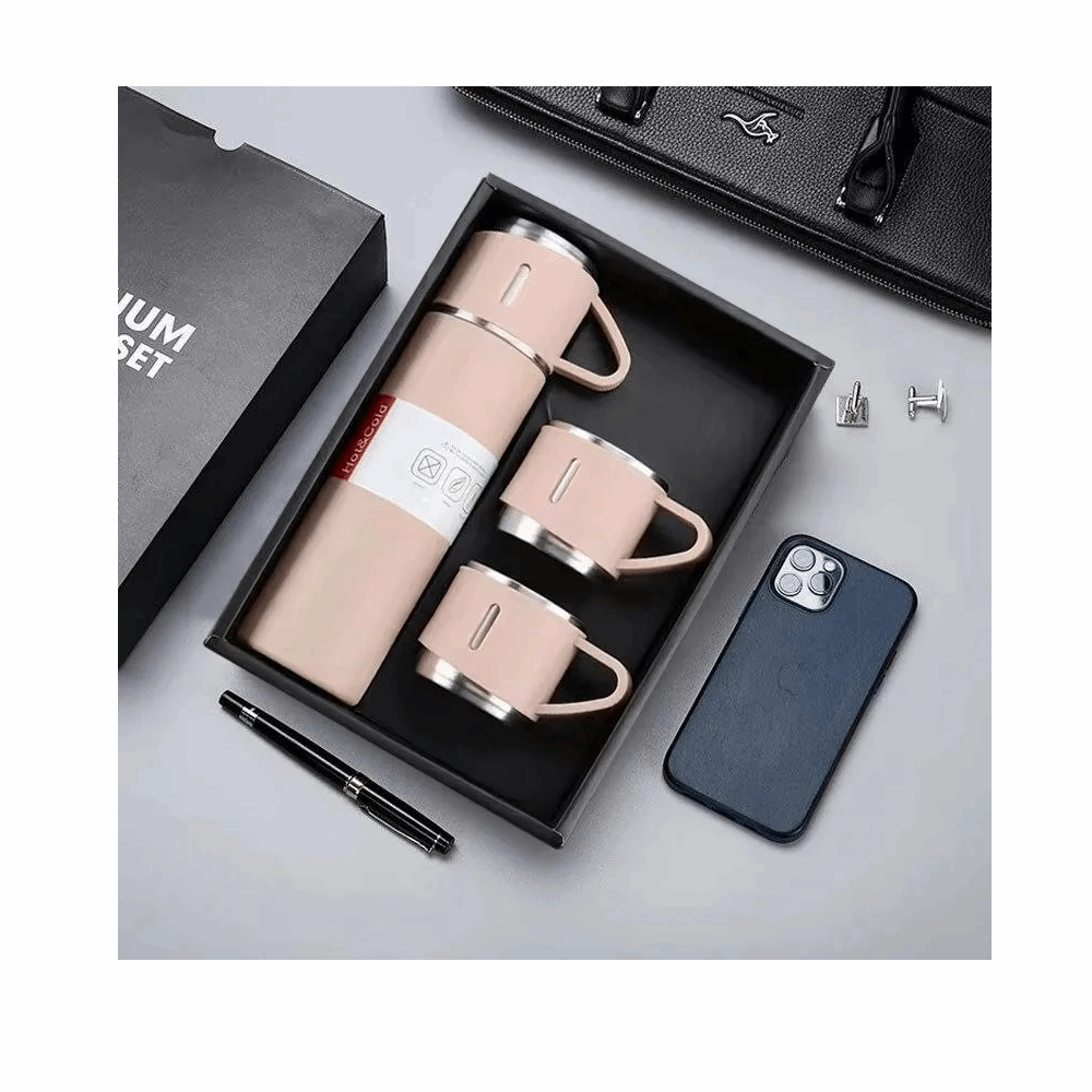 Bottles طقم بوتل 2 كوب 500ML,pink