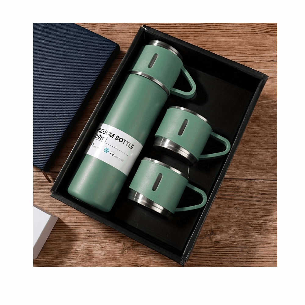 Bottles طقم بوتل 2 كوب 500ML,green