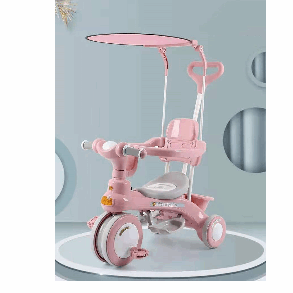 عجل اطفال عجلة XLT-688 بالشمسية Pink