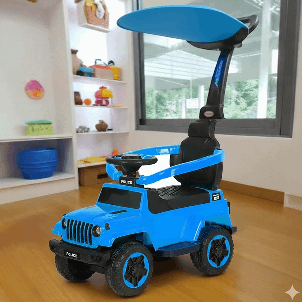 عربيات اطفال عربية Y- BC8336C 361-66 ازرق بالشمسية