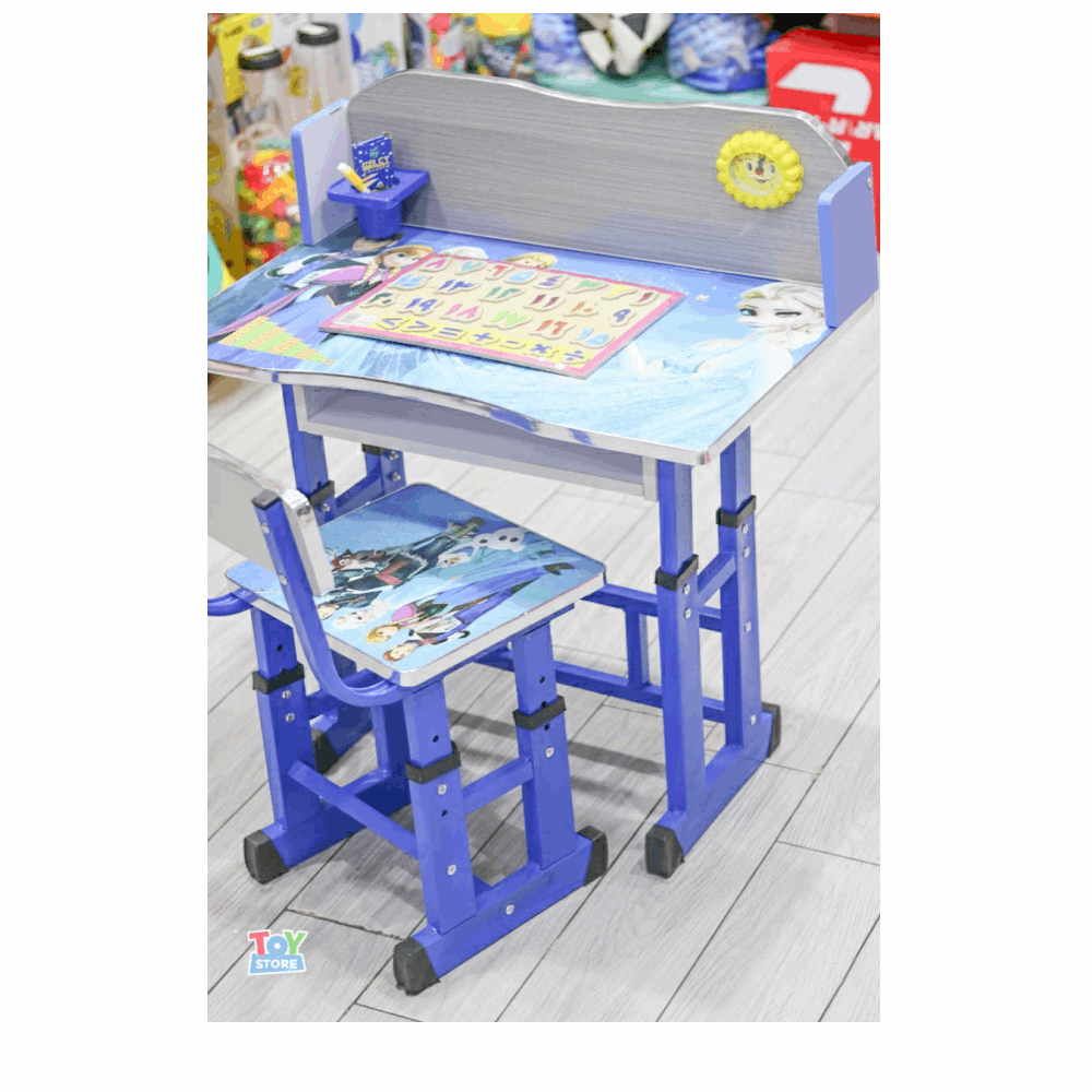 مكتب اطفال مكتب خشب A34-086 ازرق