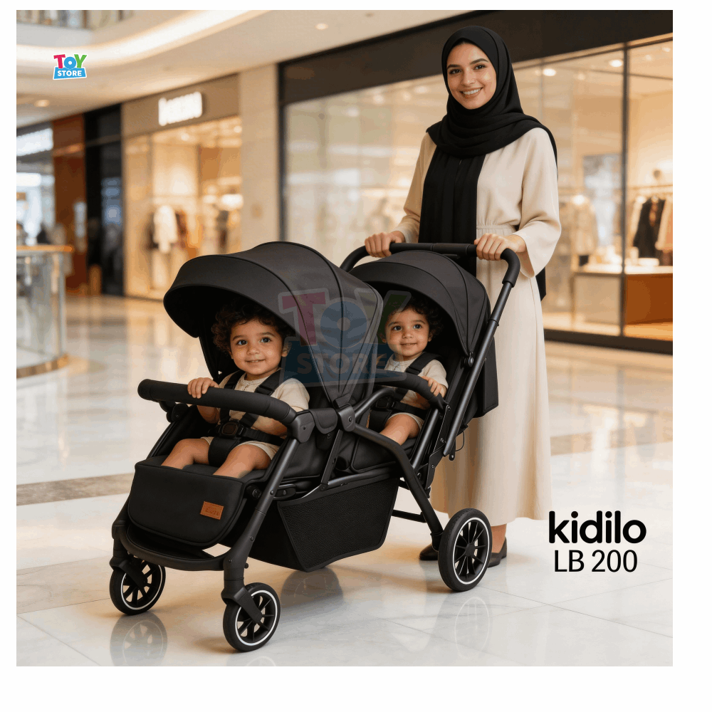 Stroller سترولر LB200 kidilo Black