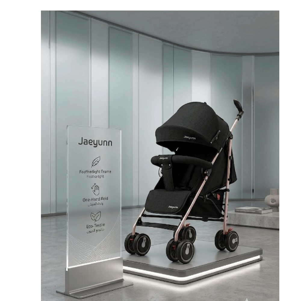 Stroller سترولر HQ-103-3A Jaeyunn Black