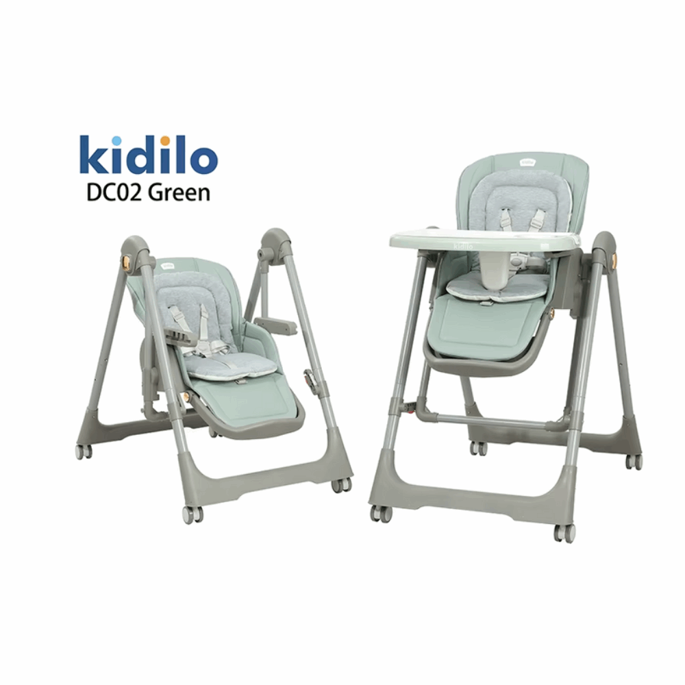 كرسي طعام كرسي طعام kidilo DC02 GREEN