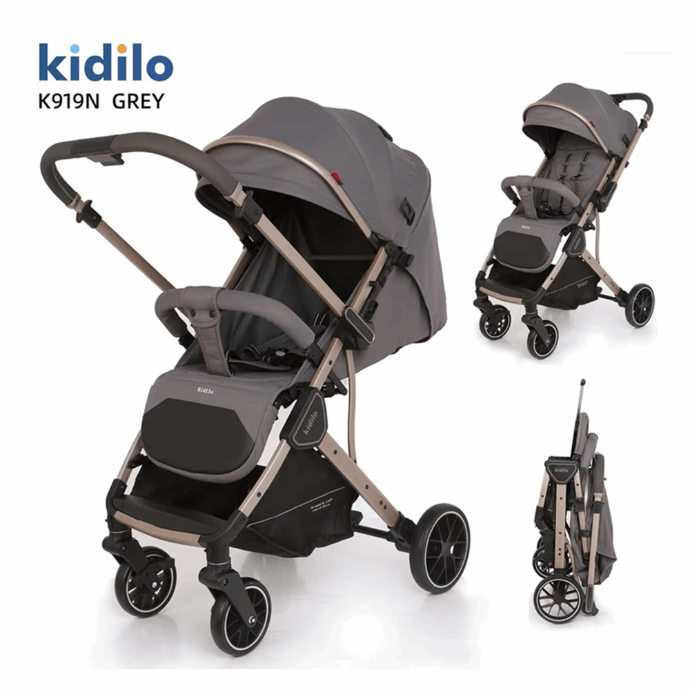 Stroller سترولر K919N kidilo Gray
